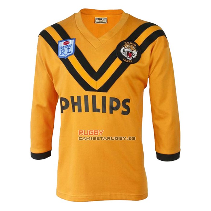 Camiseta Wests Tigers Rugby ML 1989 Retro